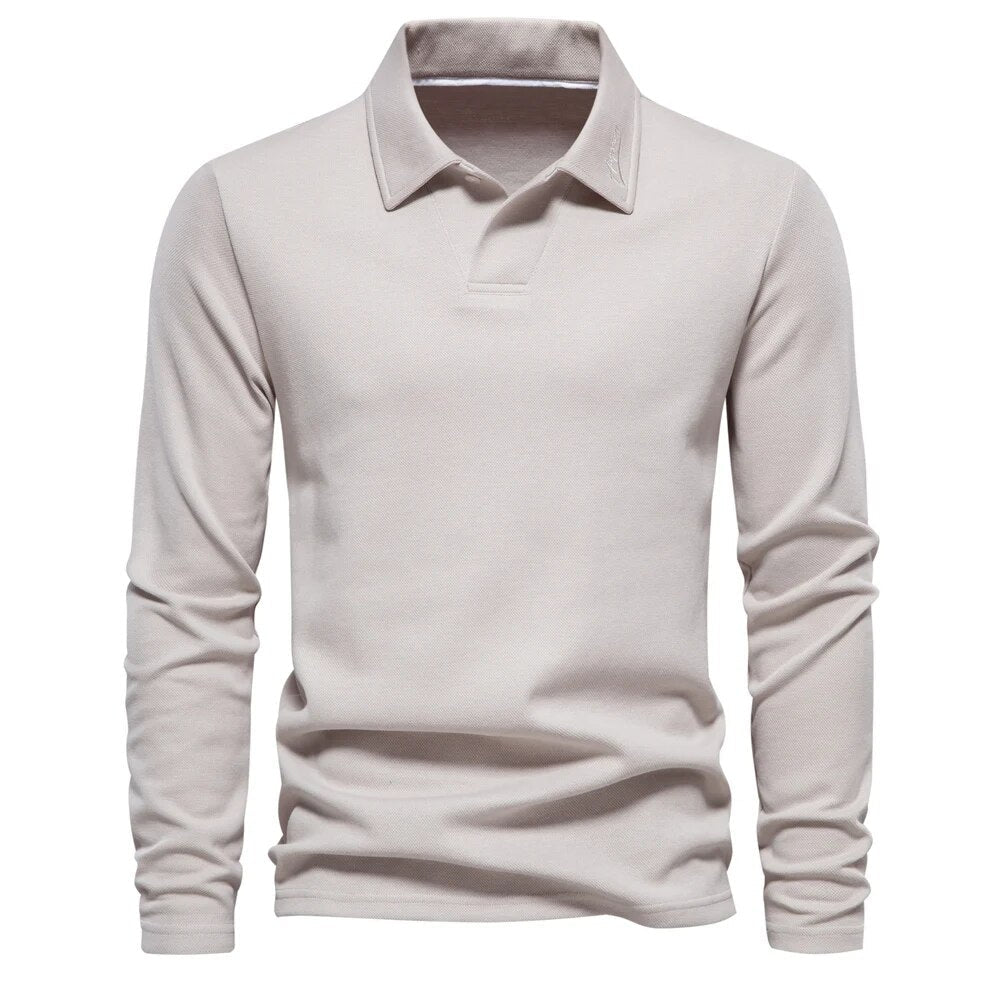 Men’s Long Sleeve Polo Shirt