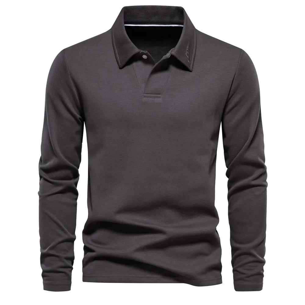Men’s Long Sleeve Polo Shirt