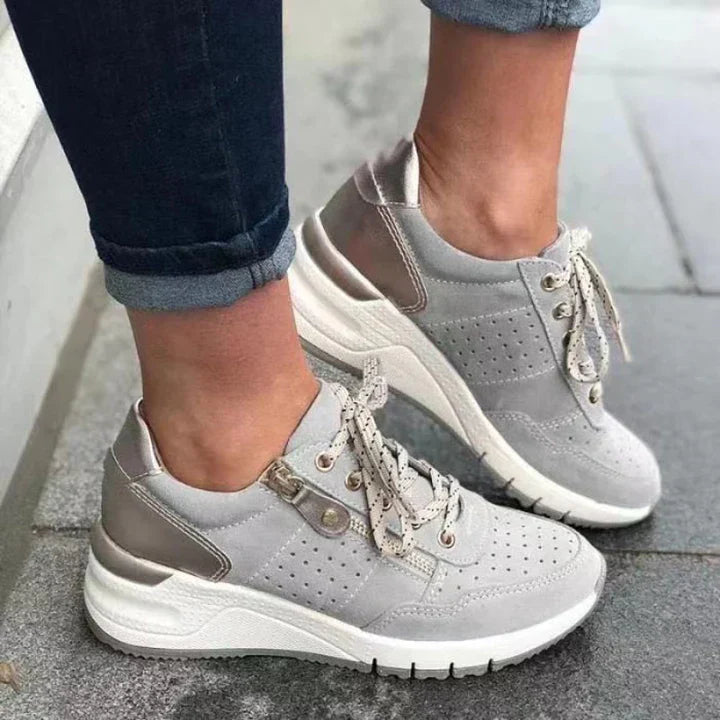 Dame Orthopædiske Sneakers Med Lynlås