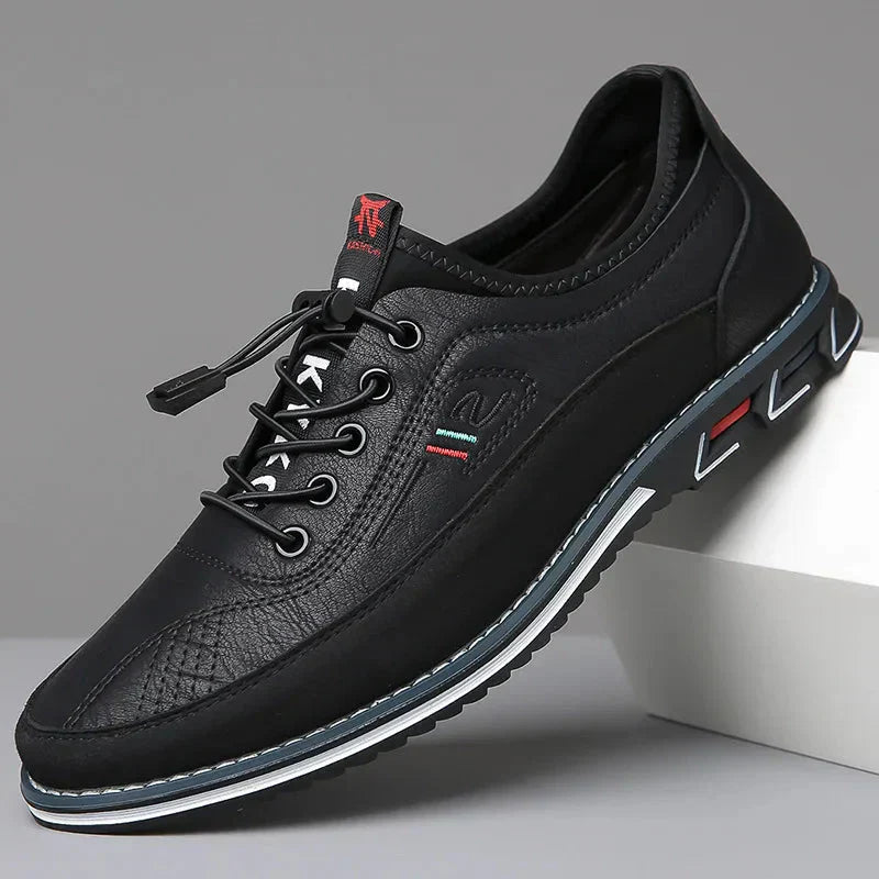 Herre Åndbare Læder Sneakers