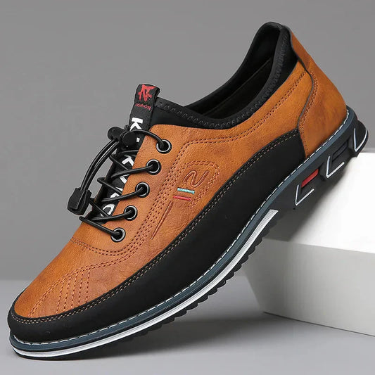Herre Åndbare Læder Sneakers