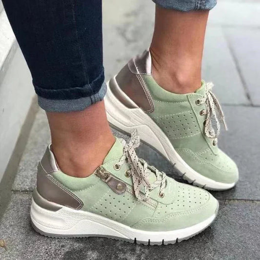 Dame Orthopædiske Sneakers Med Lynlås